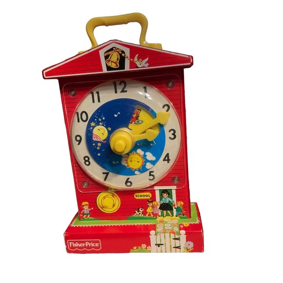 FisherPrice Toys Fisher Price Music Box Teaching Clock 209 Poshmark